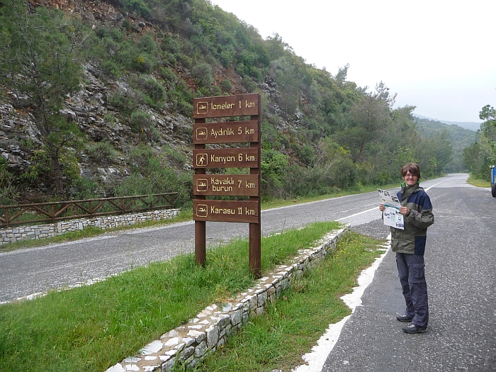 es geht los - No 1 am Eingang